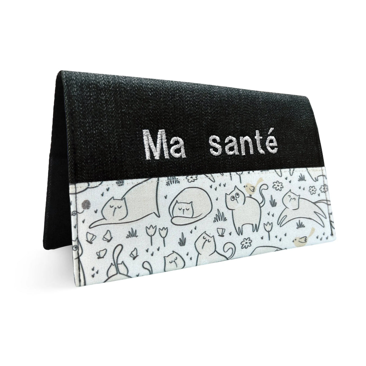 Protège carnet de santé personnalisé Lolikö Chat beige Lolikö