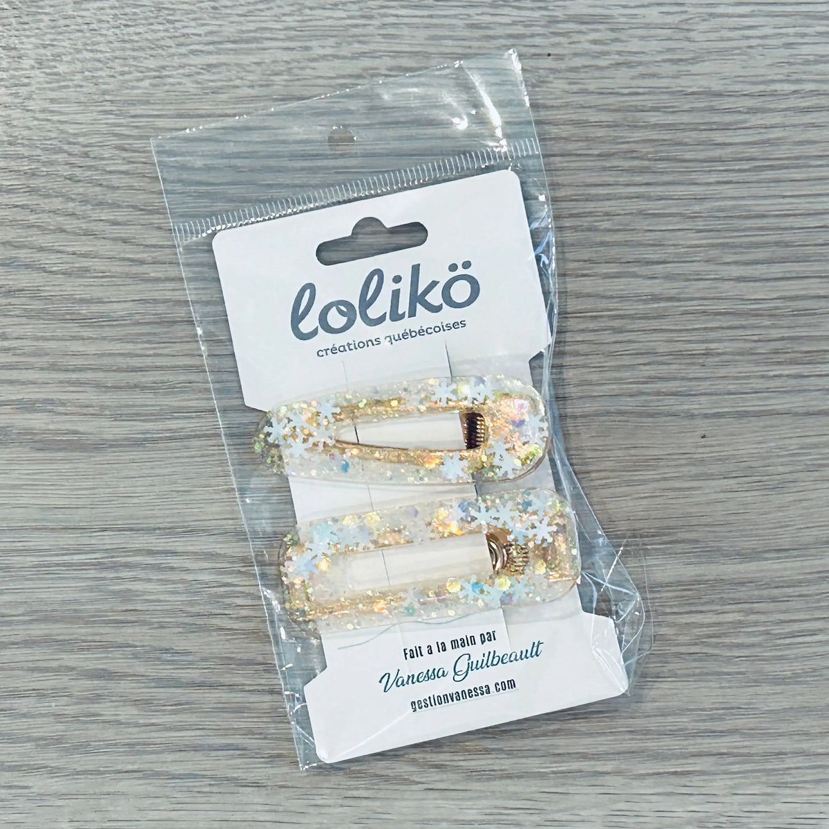 Barrette pour cheveux fleur brillante Lolikö