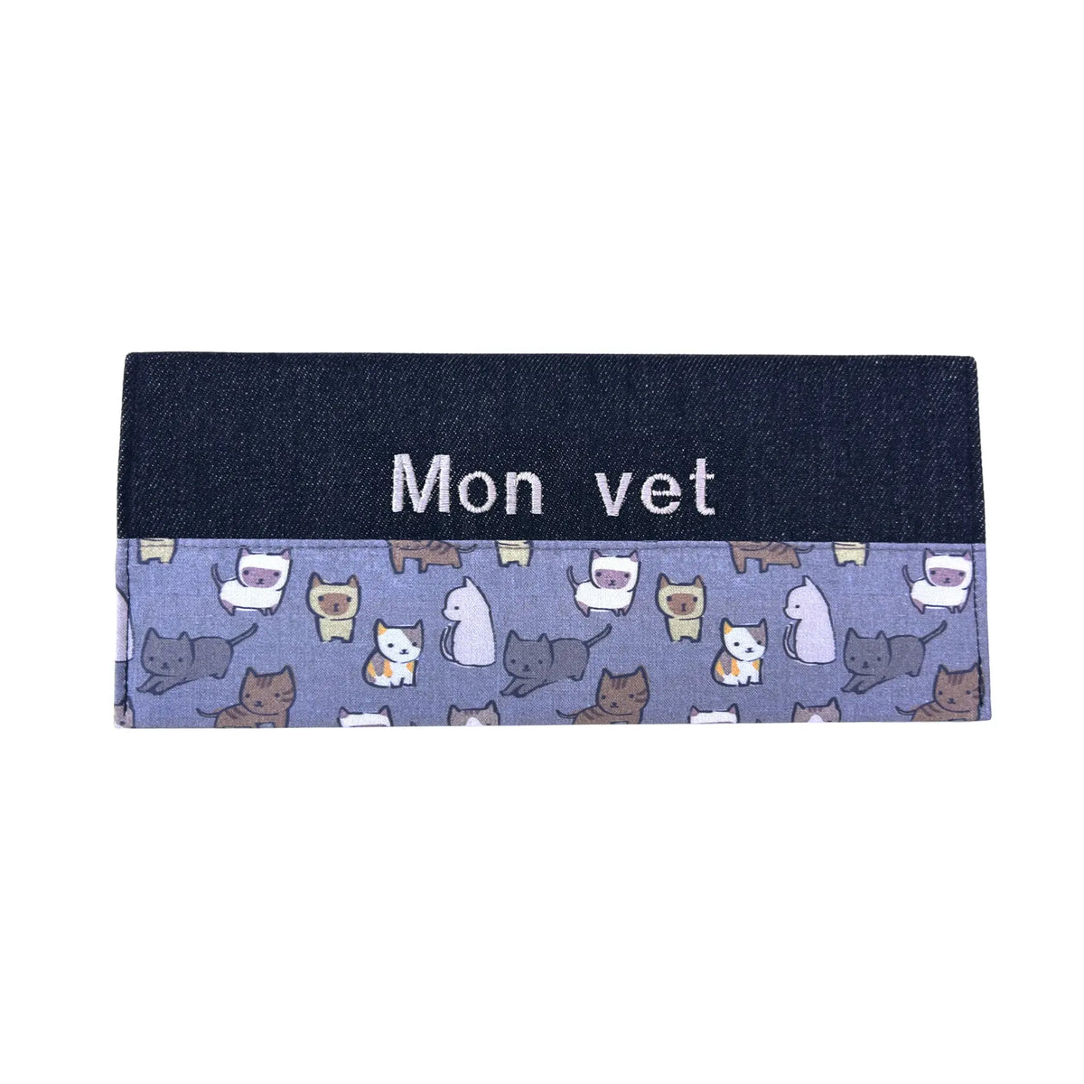Protège carnet de vétérinaire Lolikö Chat gris Nelly et Cie inc.