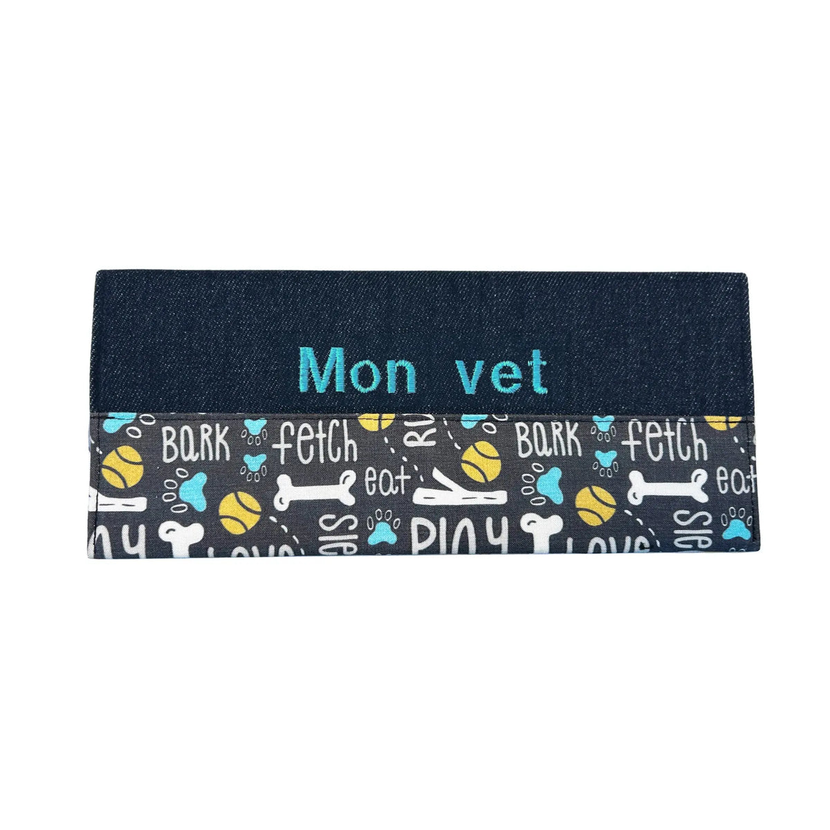 Protège carnet de vaccination Lolikö Love bleu Nelly et Cie inc.