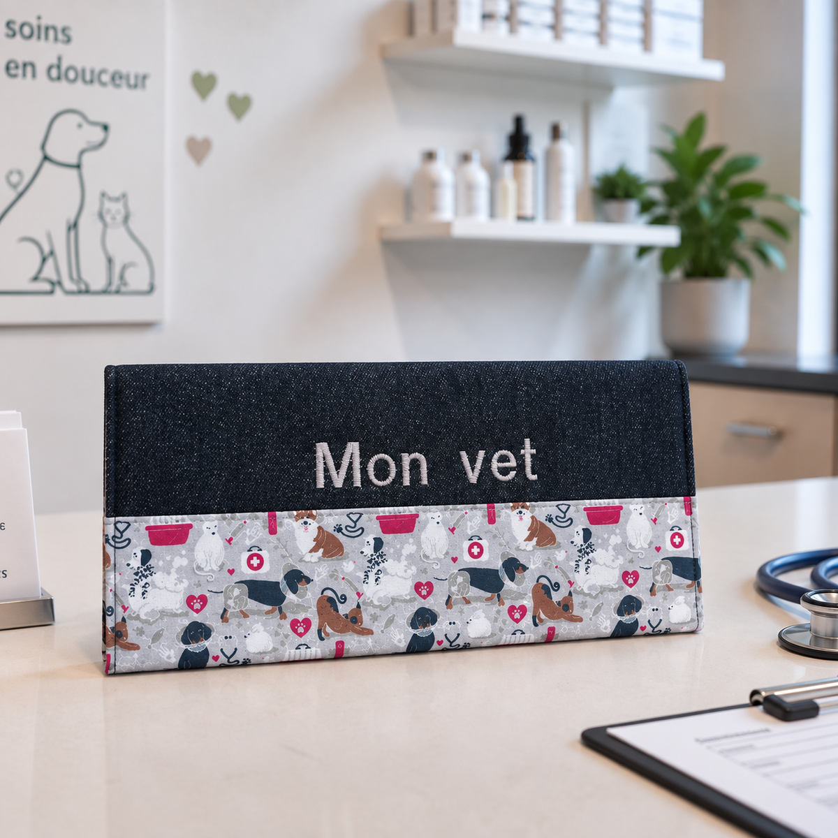 Protège carnet de vaccination Lolikö Soins vétérinaire