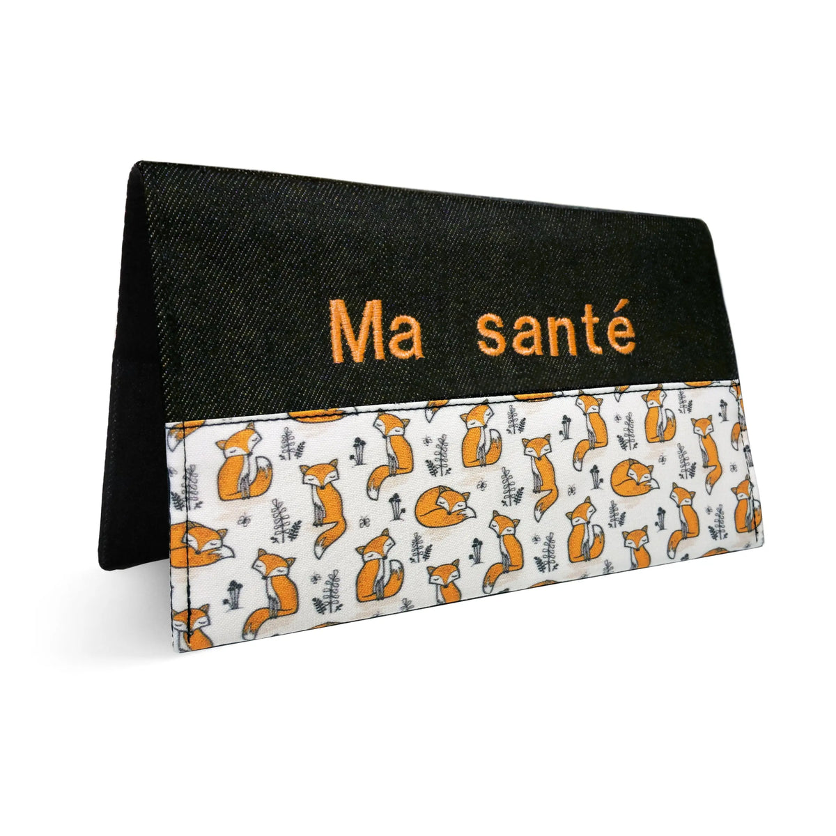 Protège carnet de santé personnalisé Lolikö Renard orange (motif : Caja_design) Lolikö