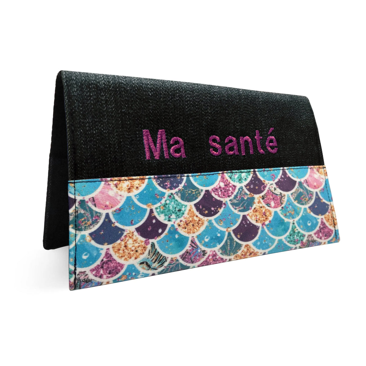 Protège carnet de santé personnalisé Lolikö Sirène turquoise Lolikö