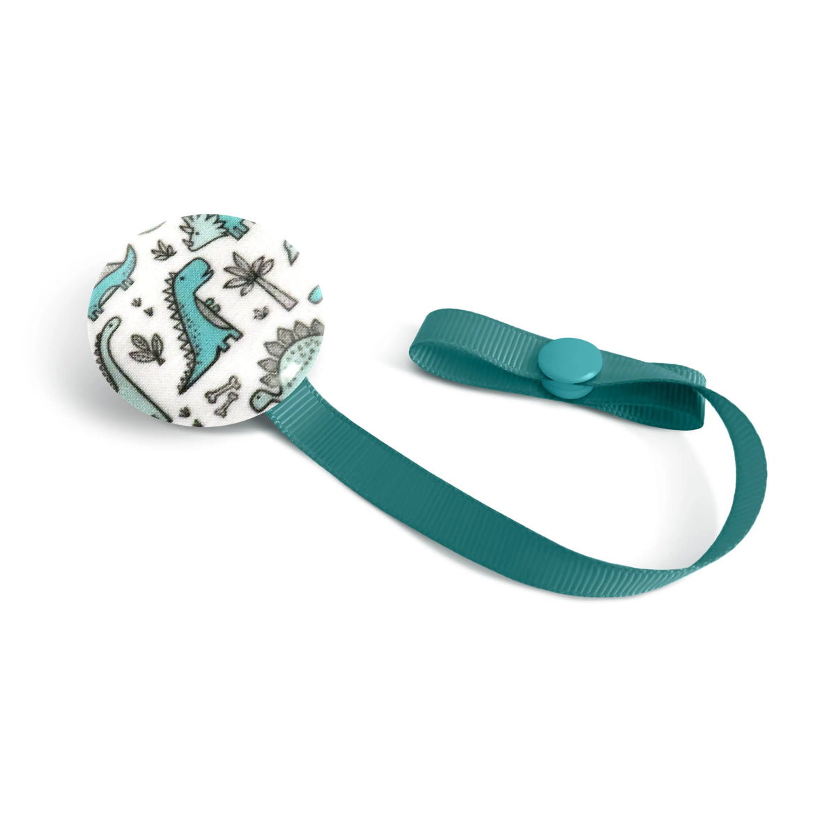 Attache-suce Lolikö Dino turquoise (motif : Caja_design) Lolikö