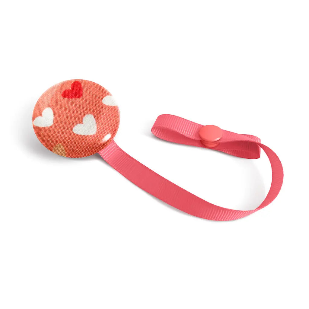Attache-suce Lolikö Coeur corail Lolikö