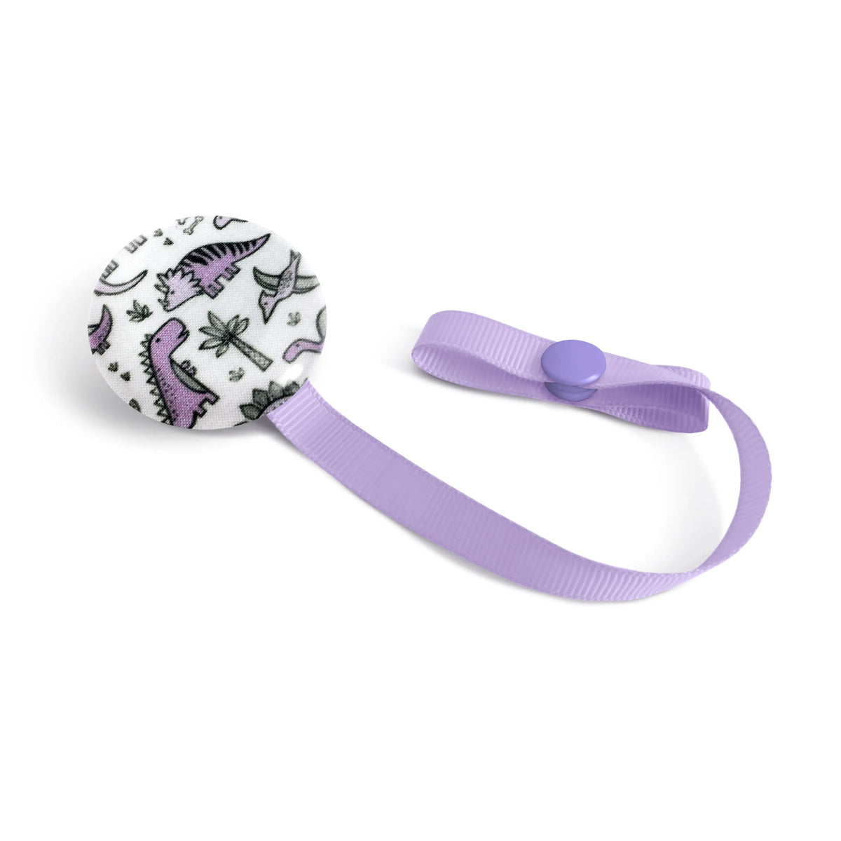 Attache-suce Lolikö Dino lilas (motif : Caja_design) Lolikö