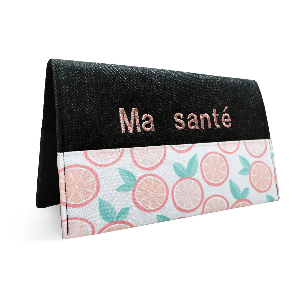 Protège carnet de santé personnalisé Lolikö agrume Lolikö