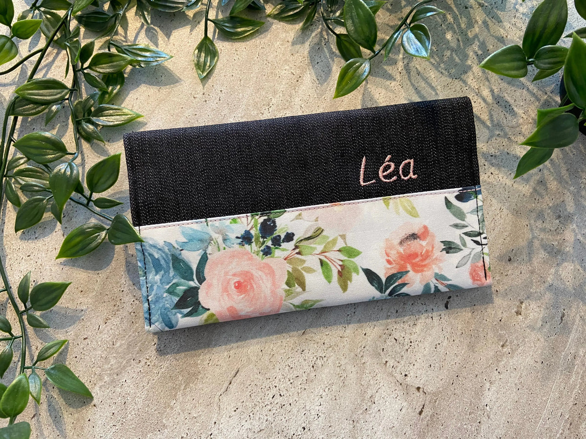 Protège carnet de santé personnalisé Lolikö Rose Lolikö