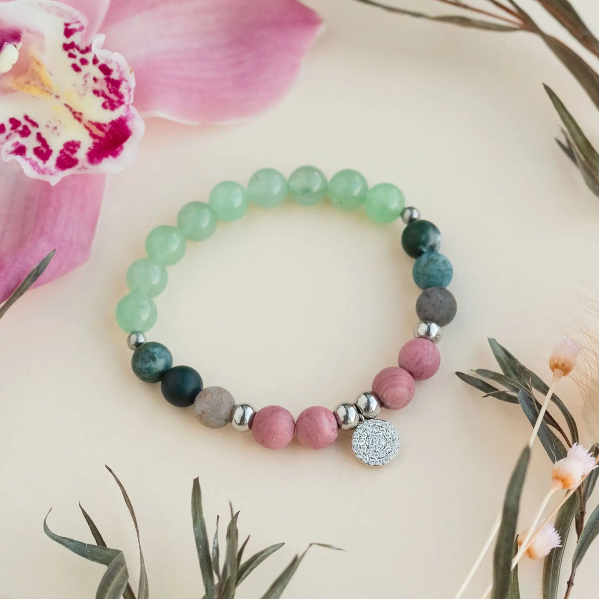 Bracelet Sophistikate Pivoine - fabriqué au Québec Bijoux sophistikate