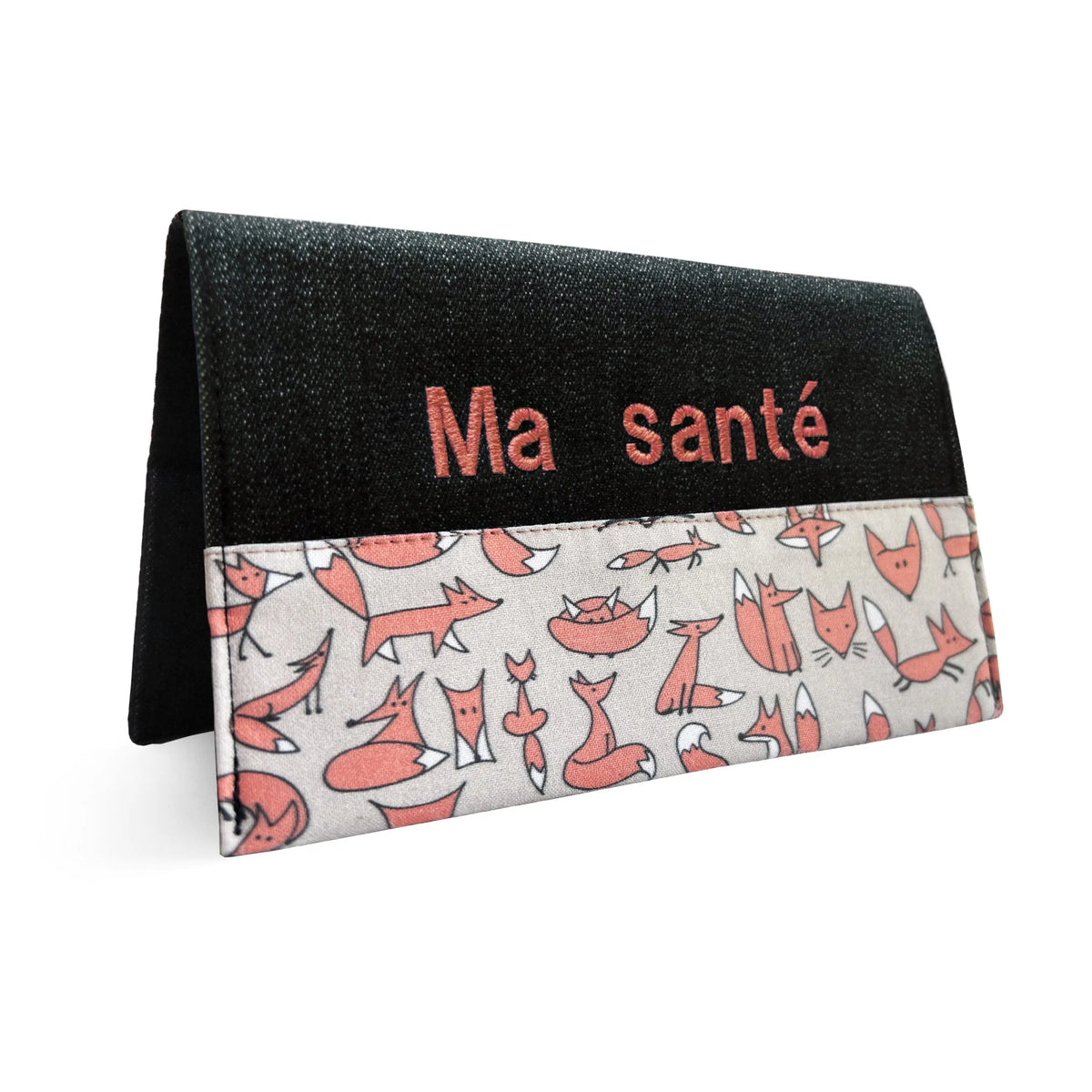 Protège carnet de santé personnalisé Lolikö renard beige Lolikö