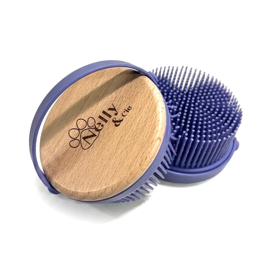 Brosse de lavage en silicone Violette