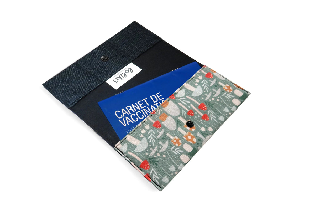 Protège carnet de santé personnalisé Lolikö Champignon Lolikö
