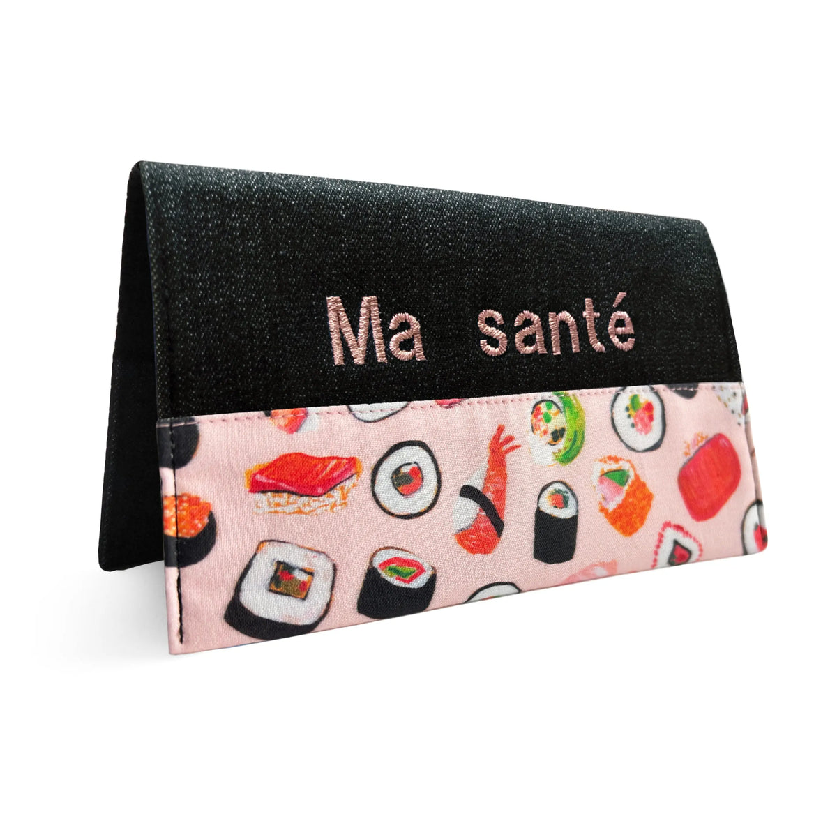 Protège carnet de santé personnalisé Lolikö Sushi rose Lolikö
