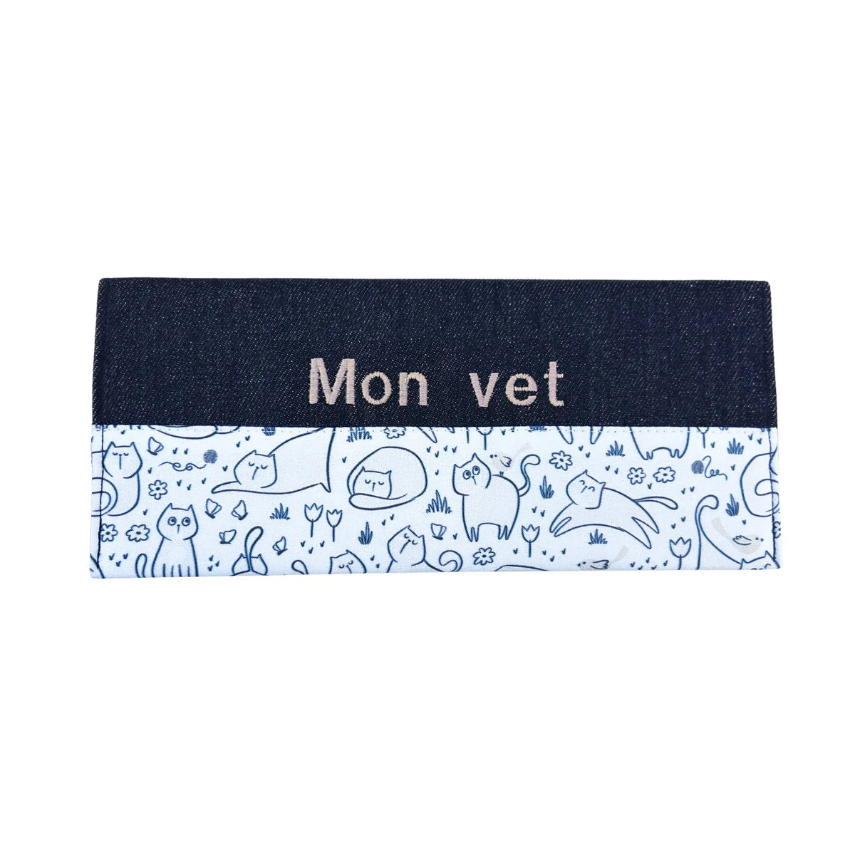 Protège carnet de vaccination Lolikö Chat beige Nelly et Cie inc.