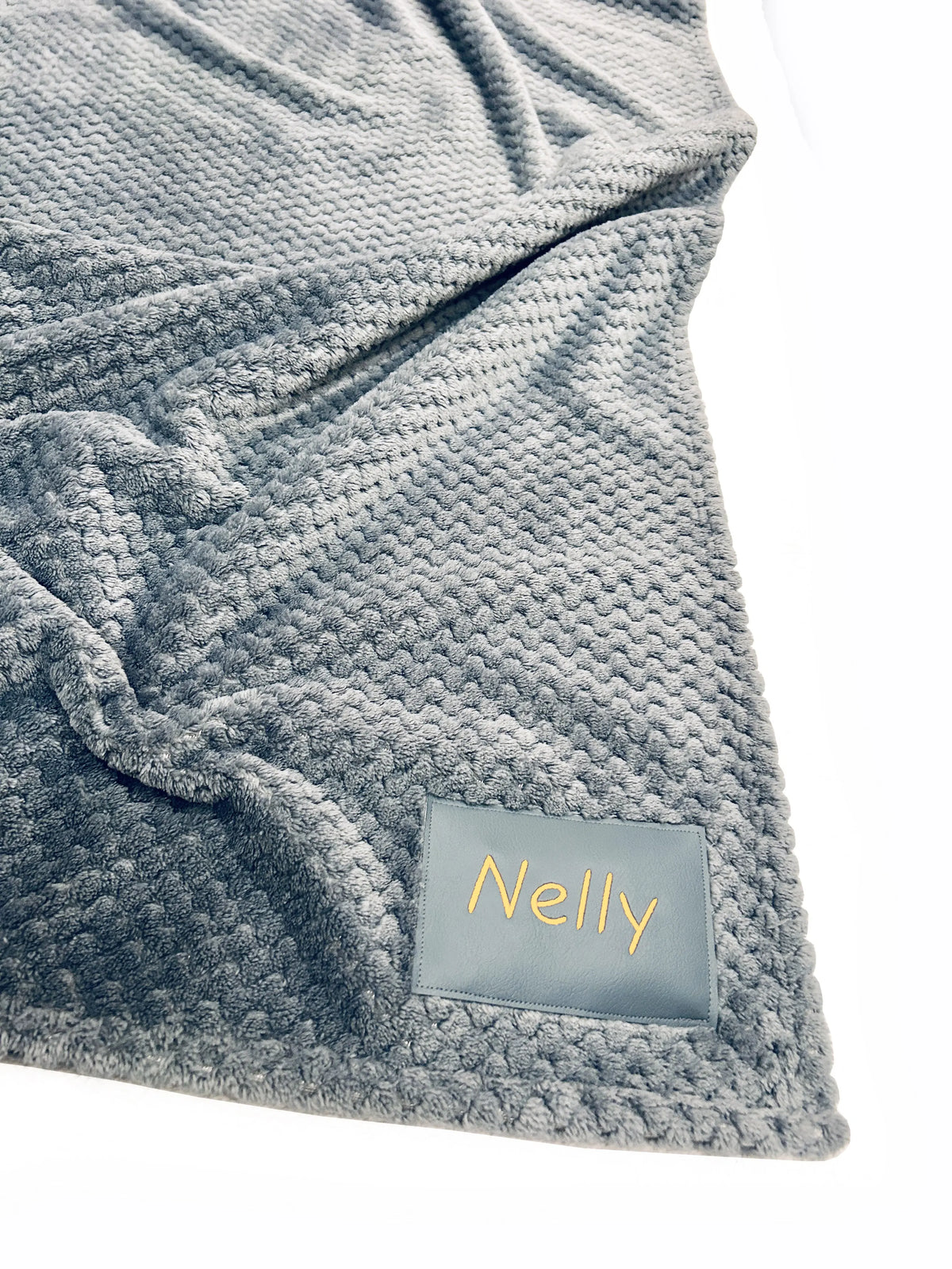 Couverture grise personnalisée pour bébé Lolikö