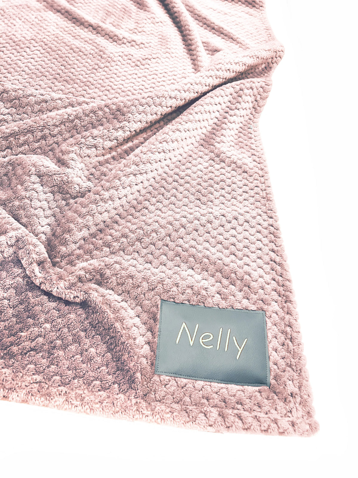 Couverture rose personnalisée pour bébé Lolikö