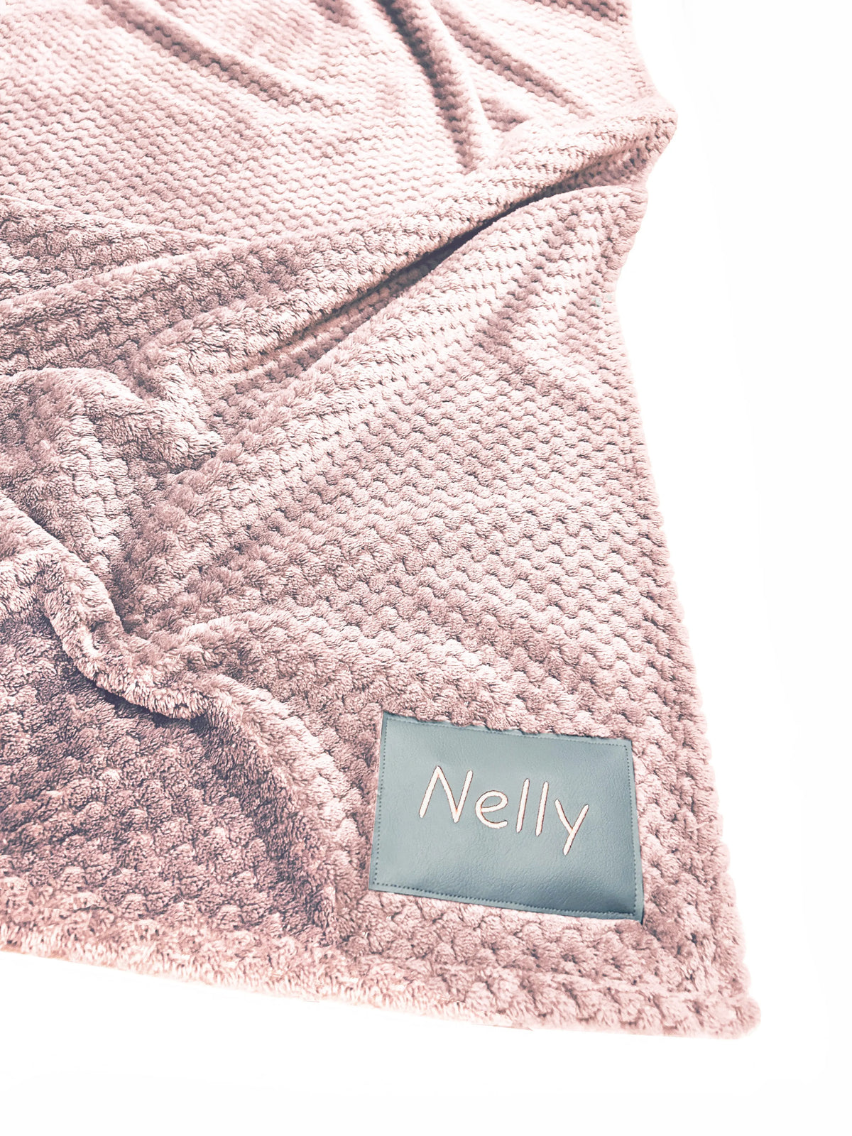 Couverture rose personnalisée pour bébé Lolikö