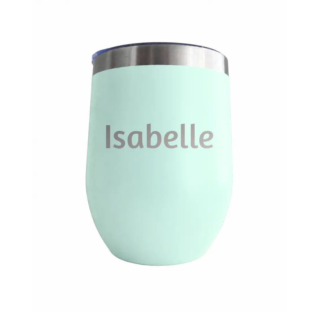 Verre à vin isolé turquoise Lolikö
