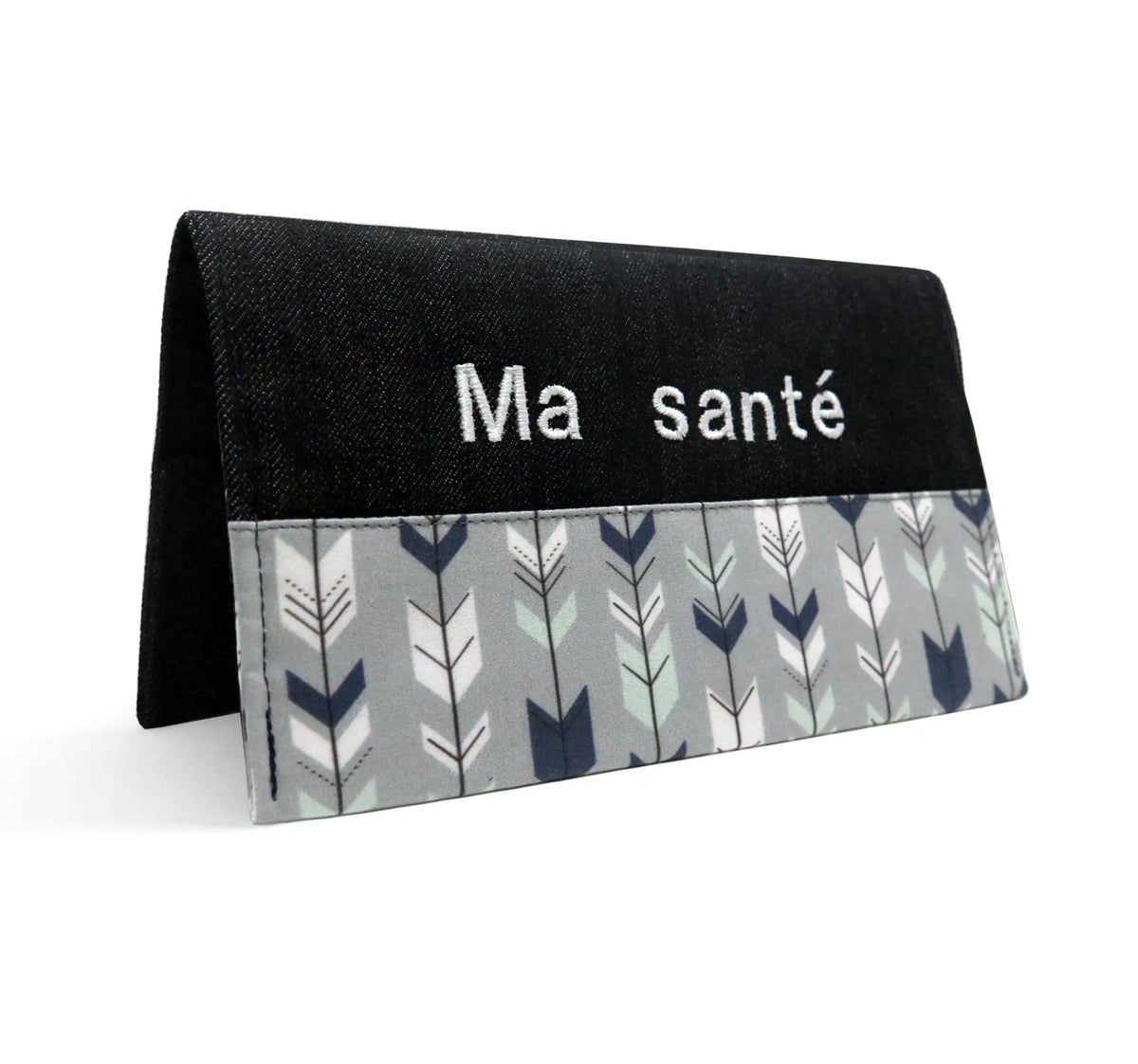 Protège carnet de santé personnalisé Lolikö Flèche grise Lolikö