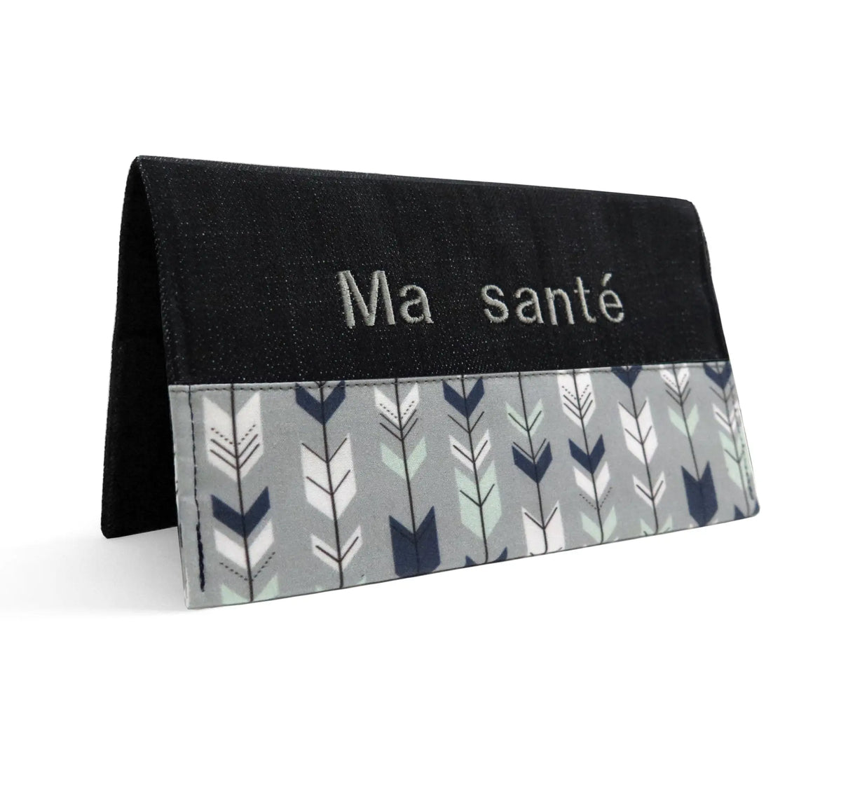 Protège carnet de santé personnalisé Lolikö Flèche grise Lolikö