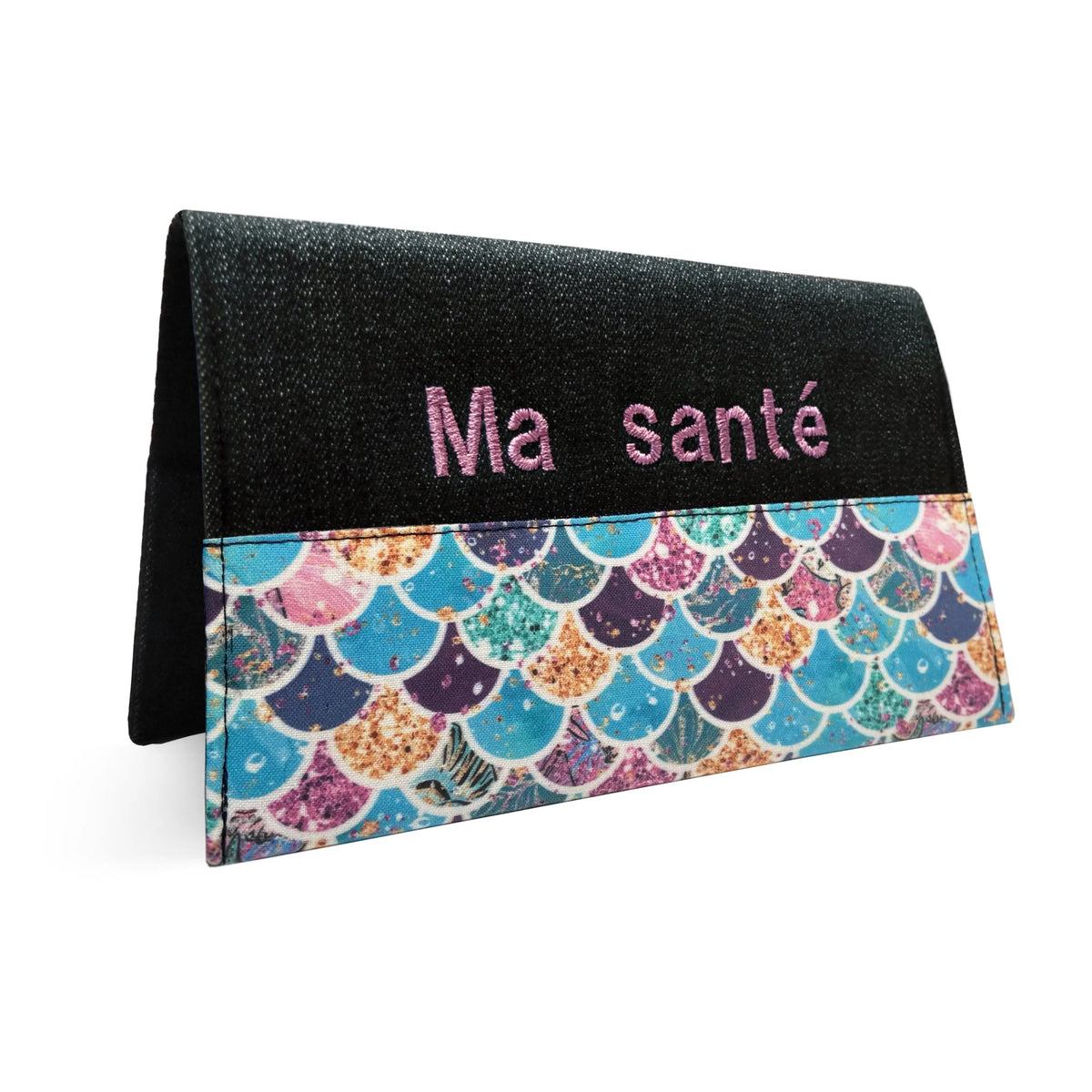 Protège carnet de santé personnalisé Lolikö Sirène turquoise Lolikö