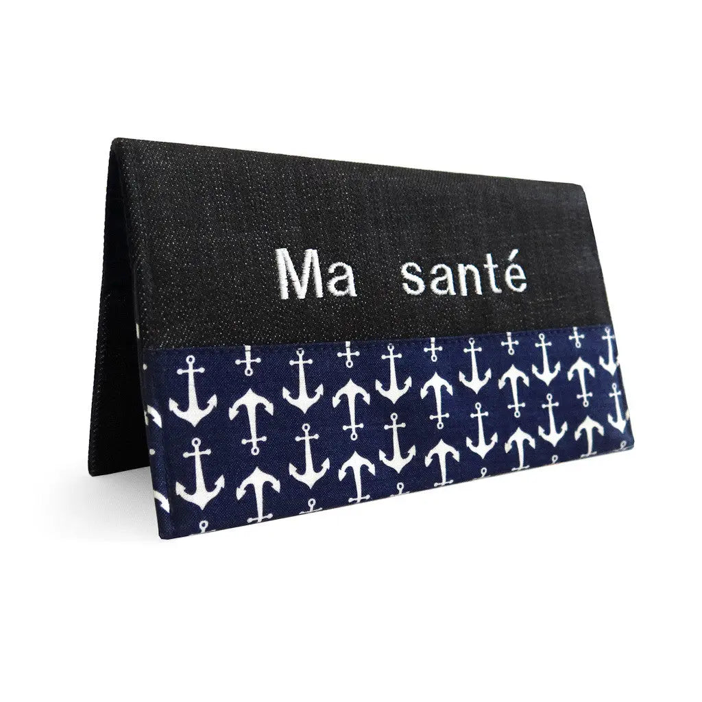 Protège carnet de santé personnalisé Lolikö Matelot bleu Lolikö
