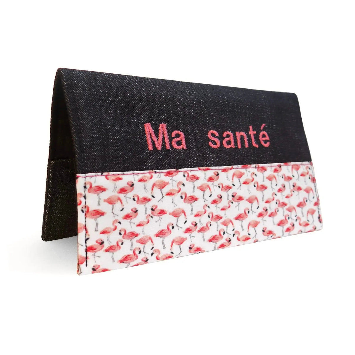 Protège carnet de santé personnalisé Lolikö Flamant rose Lolikö