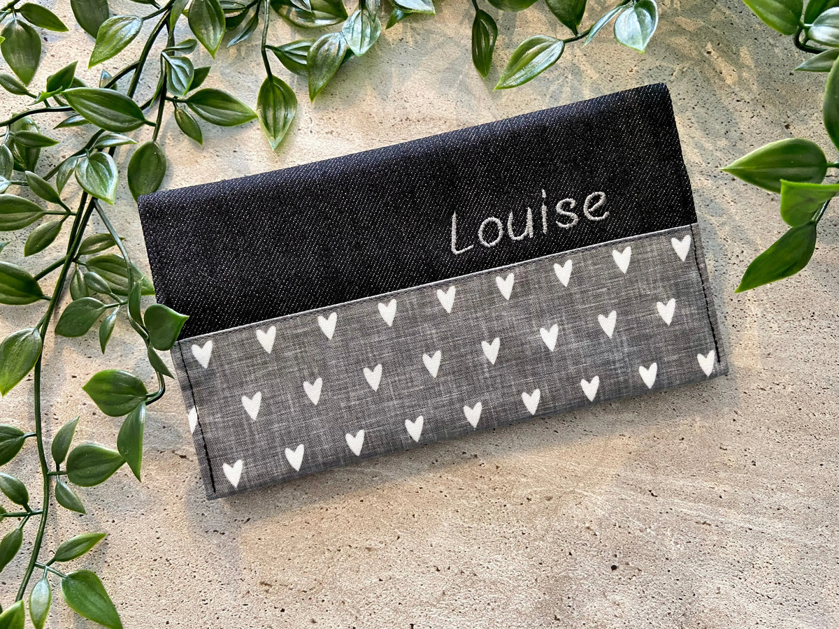 Protège carnet de santé personnalisé Lolikö Coeur blanc Lolikö